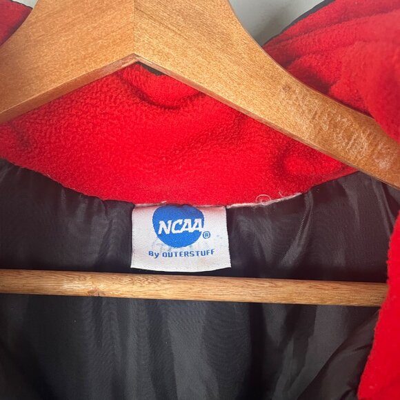 NCAA BY OUTERSTUFF YOUTH L GEORGIA BULLDOGS FOOTBALL SPORT JACKET RED BLACK - Picture 7 of 7